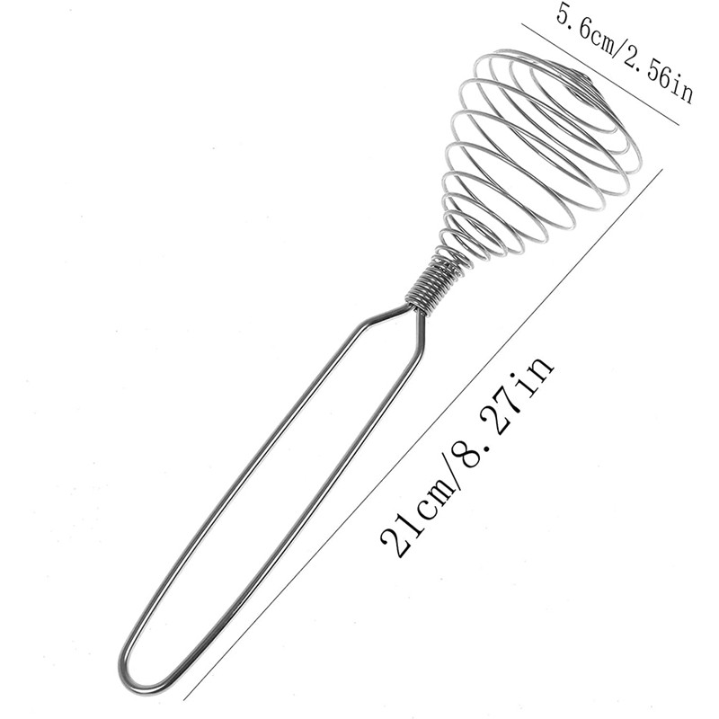 Vânzare fierbinte 4 bucăți din oțel inoxidabil cu arc, oțel pentru ouă, cu apăsare manuală, blender, pentru acasă, instrument versatil pentru bătutor de ouă