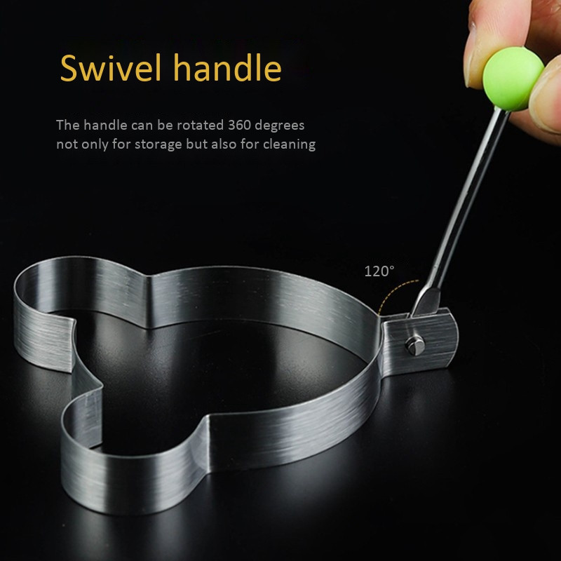 Uued praemunavormid, käepidemega pannkoogivormimasin lastele, nakkumatu vorm grillpannile, 5 tk