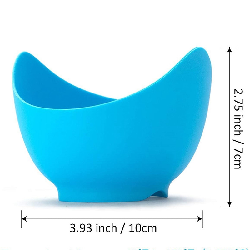 4 buc Arată de ouă, oală de ouă, cu suport inel, cană de gătit ouă din silicon, pentru cuptorul cu microunde sau aragazul de gătit ouă, cu perie de ulei