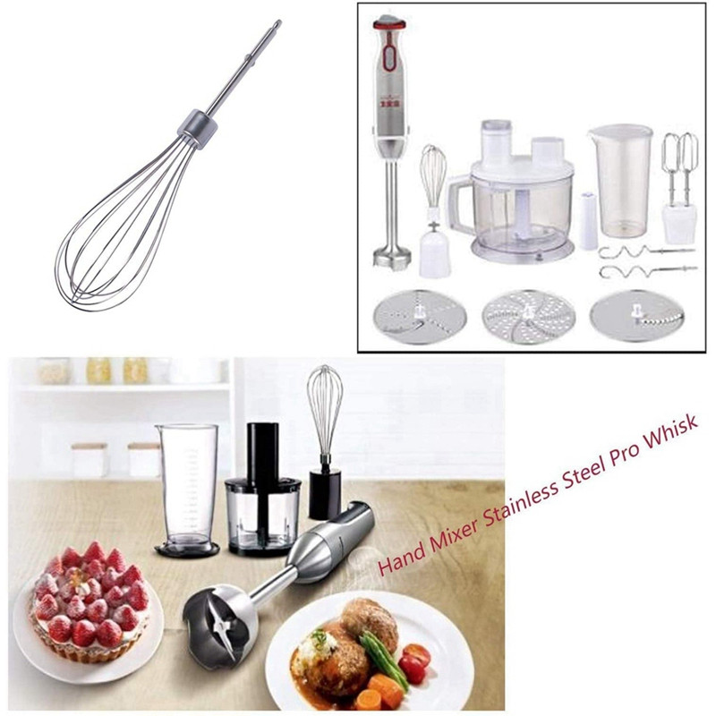 W10490648 KHM926 Bătători pentru mixer de mână Din oțel inoxidabil Pro Whisk Turbo Beaters, smântână, prepararea moussei sau bezea, shake-uri