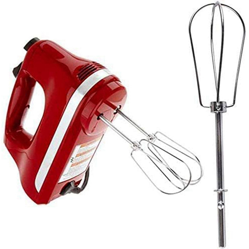 W10490648 KHM926 Bătători pentru mixer de mână Din oțel inoxidabil Pro Whisk Turbo Beaters, smântână, prepararea moussei sau bezea, shake-uri