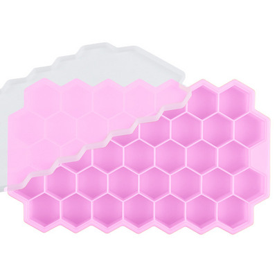 Kūrybinė korių gaminimo mašina ledo kubelių padėklai silikoniniai ledo formelių kubeliai ledo formelės silikoninė Cubitera su nuimamu dangteliu virtuvės įtaisai