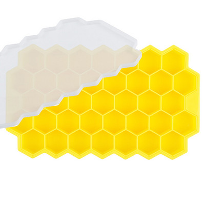 Kūrybinė korių gaminimo mašina ledo kubelių padėklai silikoniniai ledo formelių kubeliai ledo formelės silikoninė Cubitera su nuimamu dangteliu virtuvės įtaisai