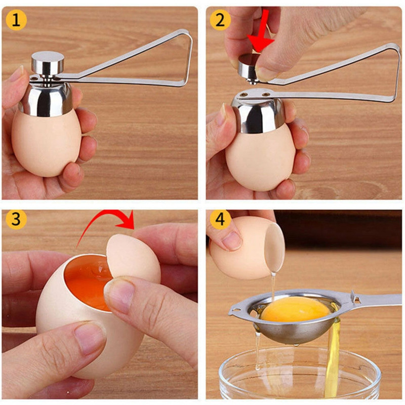 2-osaline roostevabast terasest keedumunapea käärid koorega köögilõikuri avaja köögitööriistade varustamiseks