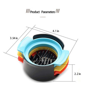 HOT-3-в-1 ABS нож за яйца от неръждаема стоманена тел Рязане на плодове Свободно рязане на цветя Моделиране и нарязване Артефакт
