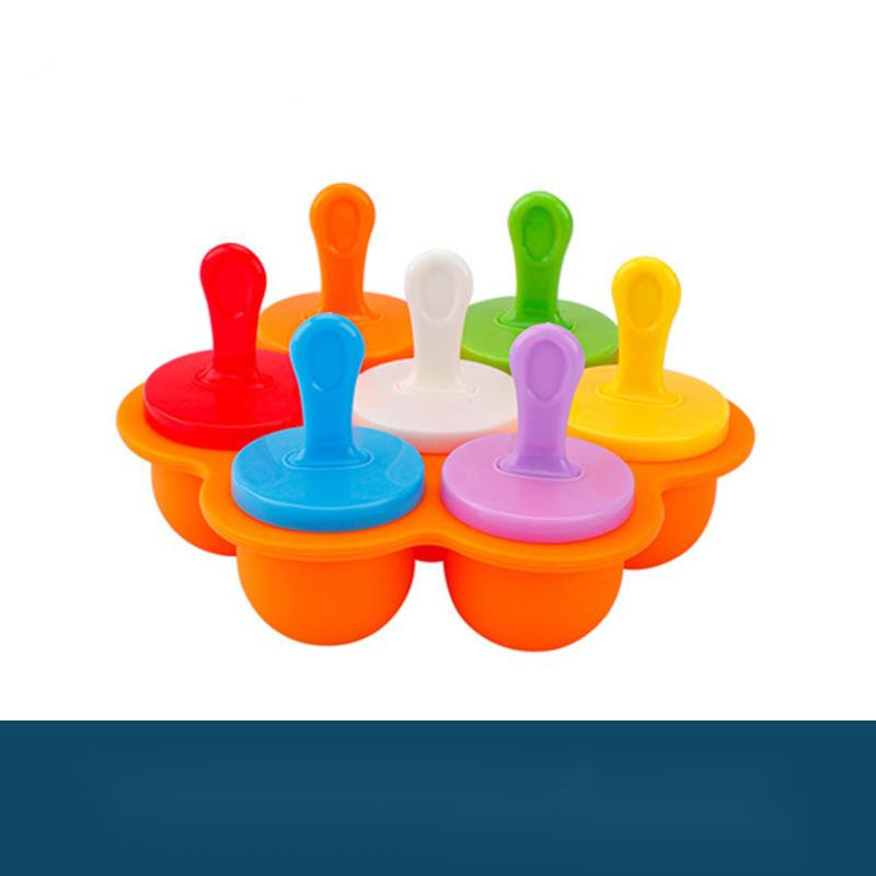 Mucegai pentru înghețată pentru palete de gheață Mucegai portabil pentru palete de gheață de calitate alimentară Produs de bile pentru bebeluși Instrumente pentru suplimente alimentare DIY Accesorii pentru shake de fructe