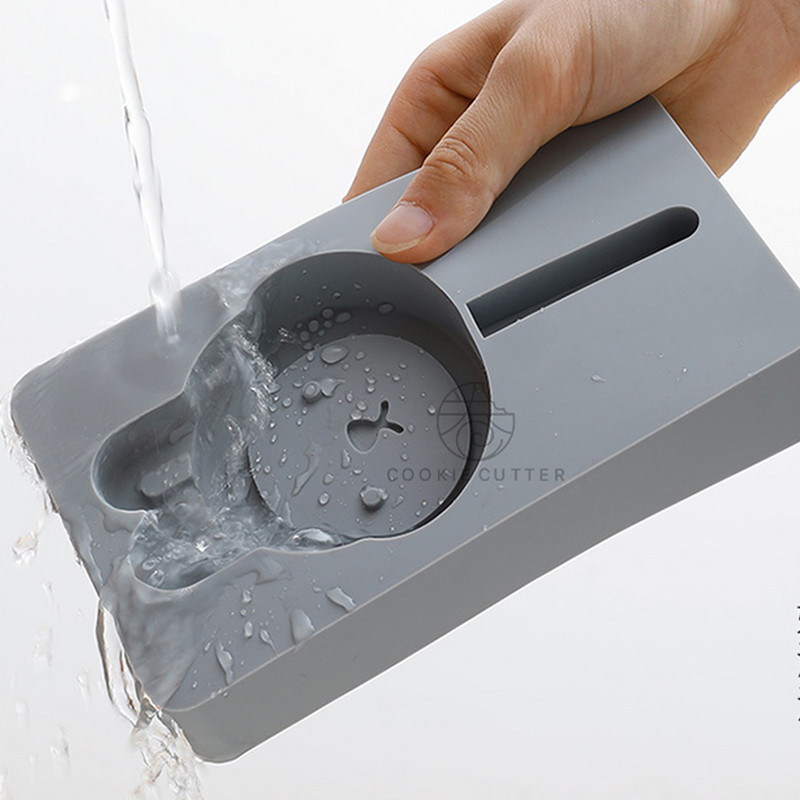 1 buc. Mucegai pentru înghețată din silicon în formă de urs și iepure DIY, de casă, cu animale drăguțe din desene animate, pentru înghețată, pentru ghicitoare, mucegai de gheață