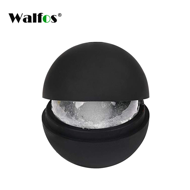 Walfos Élelmiszer-minőségű nagyméretű whisky jéggolyó 6 cm-es kerek whisky szilikon jéggolyóforma nagy gömbös jégforma whisky jéggolyó készítő