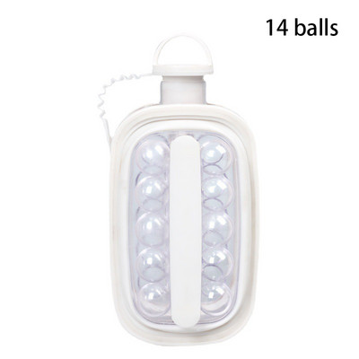 Barkácsolás jéggolyó készítő vízforraló kütyük Kreatív jégkockatálca eszközök 2 az 1-ben hordozható jégkocka tartály forma konyhai bár tartozékok