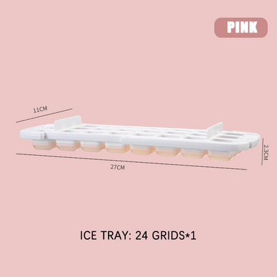 Formă din silicon pentru gheață și cutie de depozitare 2 în 1 tăvi pentru cuburi de gheață pentru fabricare set de cutii de matrițe Maker Bar Accesorii pentru bucătărie Ustensile Home Hool