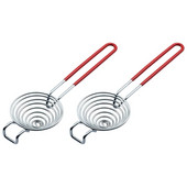 Separator de ouă, unealtă din oțel inoxidabil pentru separarea gălbenușului de ou, 2 bucăți