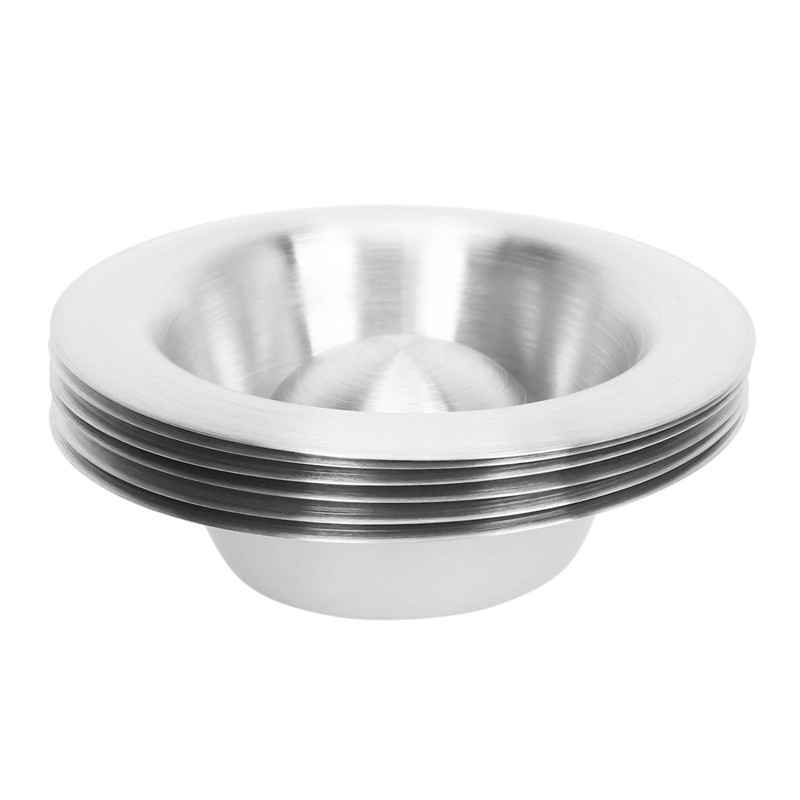 Držač za čaše za jaja od 6 paketa, tanjuri za čaše za jaja od nehrđajućeg čelika Posuđe za serviranje Držač za posuđe Dodaci za tvrdo kuhana jaja Žlica za kuhanje