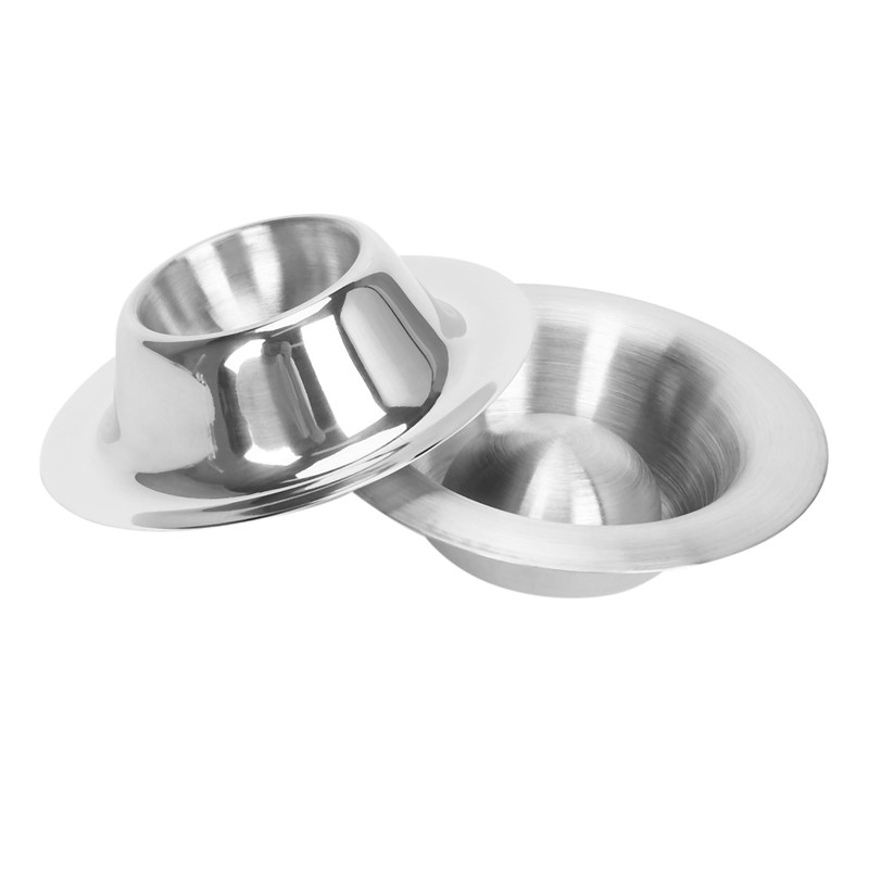 Držač za čaše za jaja od 6 paketa, tanjuri za čaše za jaja od nehrđajućeg čelika Posuđe za serviranje Držač za posuđe Dodaci za tvrdo kuhana jaja Žlica za kuhanje