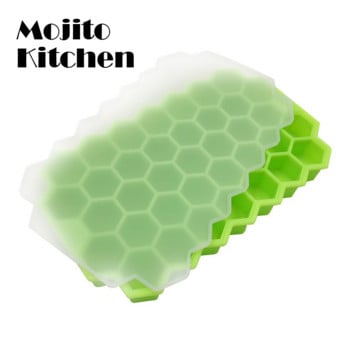 Силиконова форма за приготвяне на кубчета лед Тава с пчелна пита Magnum силиконова форма Форми за храна за уиски Коктейл Popsicle Форма