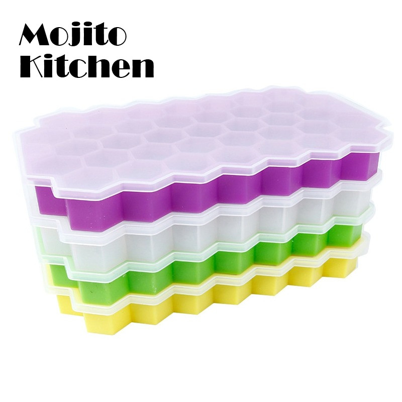Jégkocka készítő szilikon forma méhsejt tálca Magnum szilikon forma formák élelmiszer minőségű whisky koktél popsics formához