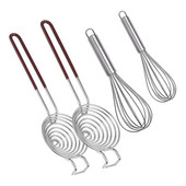 Separator de albușuri din oțel inoxidabil, separator de gălbenușuri de ou, separator cu mâner lung, pentru gătit coacere și amestecare, 4 buc