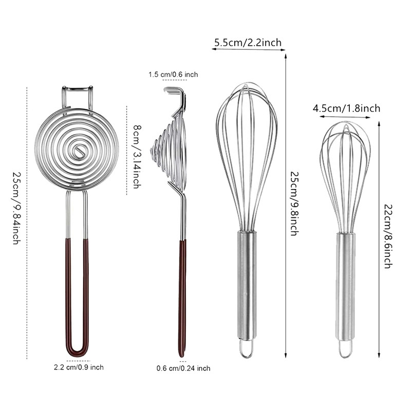 Separator de albușuri din oțel inoxidabil, separator de gălbenușuri de ou, separator cu mâner lung, pentru gătit coacere și amestecare, 4 buc
