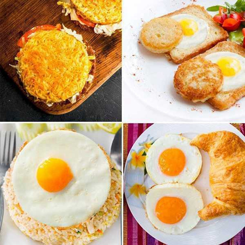 5 опаковки незалепващи пръстени за яйца за тиган, форми за уред за ...