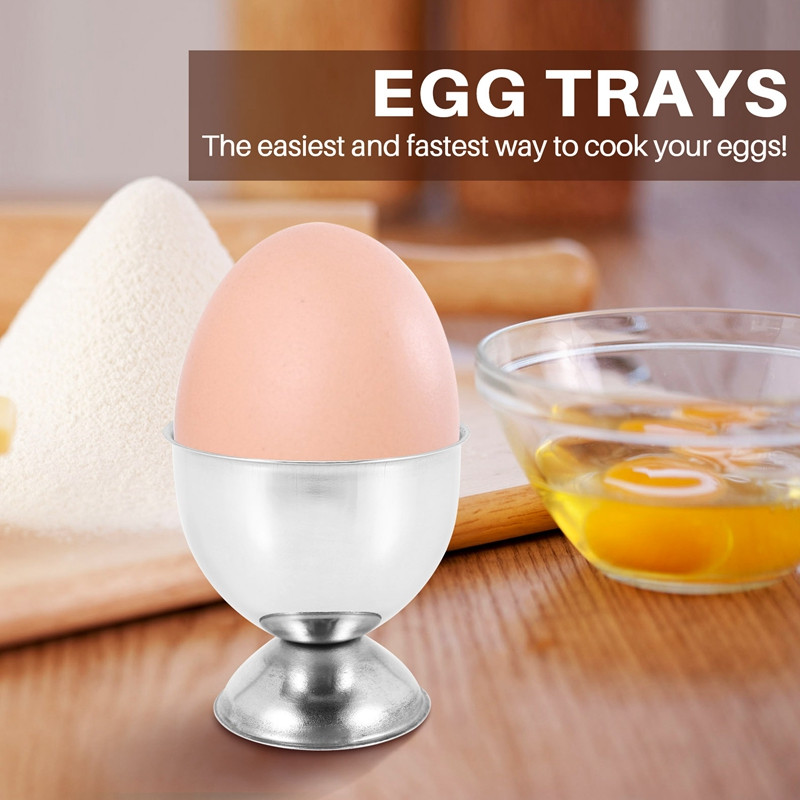 Nerūdijančio plieno virtų kiaušinių antgalis Kiaušinių lukštų traškučių atidarytuvas kiaušinių šaukšto laikiklis virtuvės prietaisai