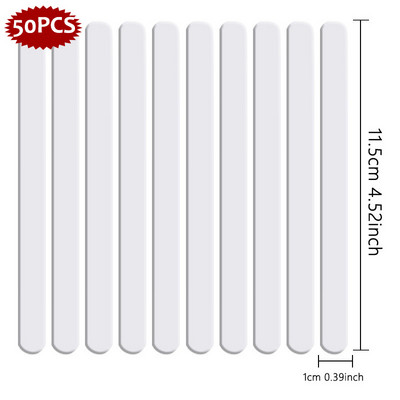 50db akril fagylalt pálcika jégkrém eszköz átlátszó szilárd süteményrúd cukorka fagylalt kézművesekhez