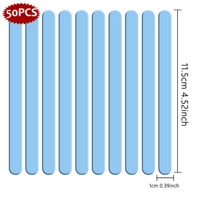 50db akril fagylalt pálcika jégkrém eszköz átlátszó szilárd süteményrúd cukorka fagylalt kézművesekhez