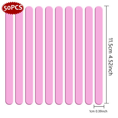 50db akril fagylalt pálcika jégkrém eszköz átlátszó szilárd süteményrúd cukorka fagylalt kézművesekhez