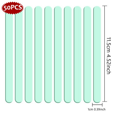 50db akril fagylalt pálcika jégkrém eszköz átlátszó szilárd süteményrúd cukorka fagylalt kézművesekhez