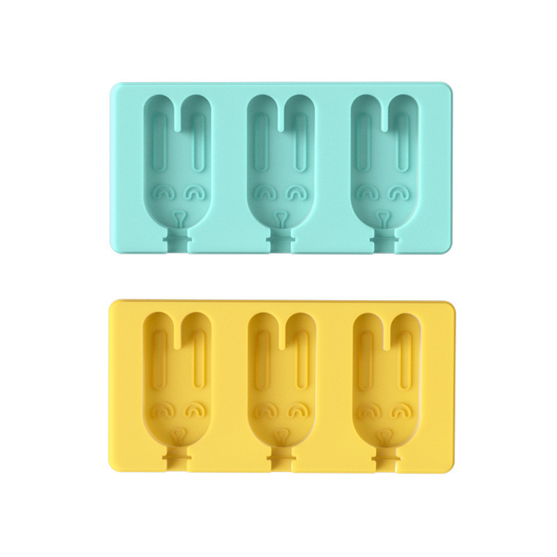 Silikonski kalup za sladoled Popsicle kalup za čokoladu DIY Domaće sladoledne kocke Alati s poklopcem Aparat za led u obliku životinje