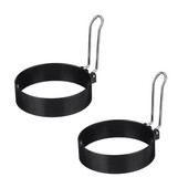 2X Formă rotundă pentru clătite cu ouă, matriță antiaderentă pentru modelarea cercurilor, instrument de gătit de bucătărie pentru prăjirea Mcmuffin-ului sau modelarea ouălor