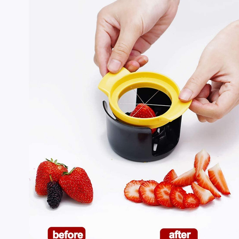 3 az 1-ben ABS tojásvágó rozsdamentes acél drót gyümölcsvágás laza virágvágás modellezés és szeletelés műtárgy