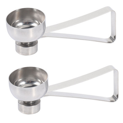 2X Oțel inoxidabil Ou fiert Topper Coji Cutter Knocker Crud Ouă Cracker Separator Ouă Opener Gadgets de bucătărie