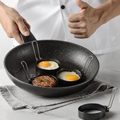 4 kom Pržena jaja, prsten za palačinke, omlet, pečena jaja, okrugli oblik, kalup za jaja za kuhanje, tava za doručak, pećnica, kuhinja