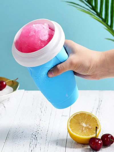 350 ml-es iszapkészítő csésze Új nyári csipetnyi jégcsésze házi turmixos palack konyhai gyorsfagyasztott jégkészítő csésze krém slushy készítő