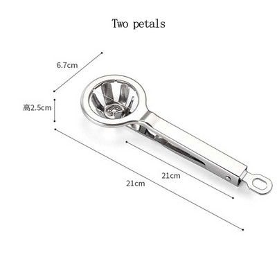 Tojásszeletelők Rozsdamentes acél Tojásvágó Főtt Paradicsom Vágó Aprító Kézi Otthoni Konyhai Tojásvágó Konyhai Szerszámok