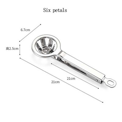 Tojásszeletelők Rozsdamentes acél Tojásvágó Főtt Paradicsom Vágó Aprító Kézi Otthoni Konyhai Tojásvágó Konyhai Szerszámok