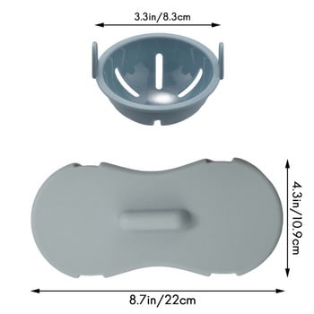 Микровълнова фурна за готвене на яйца, готварска печка за поширани яйца, яйцеварка за поширани яйца, кухненска джаджа, подарък за деня на майката
