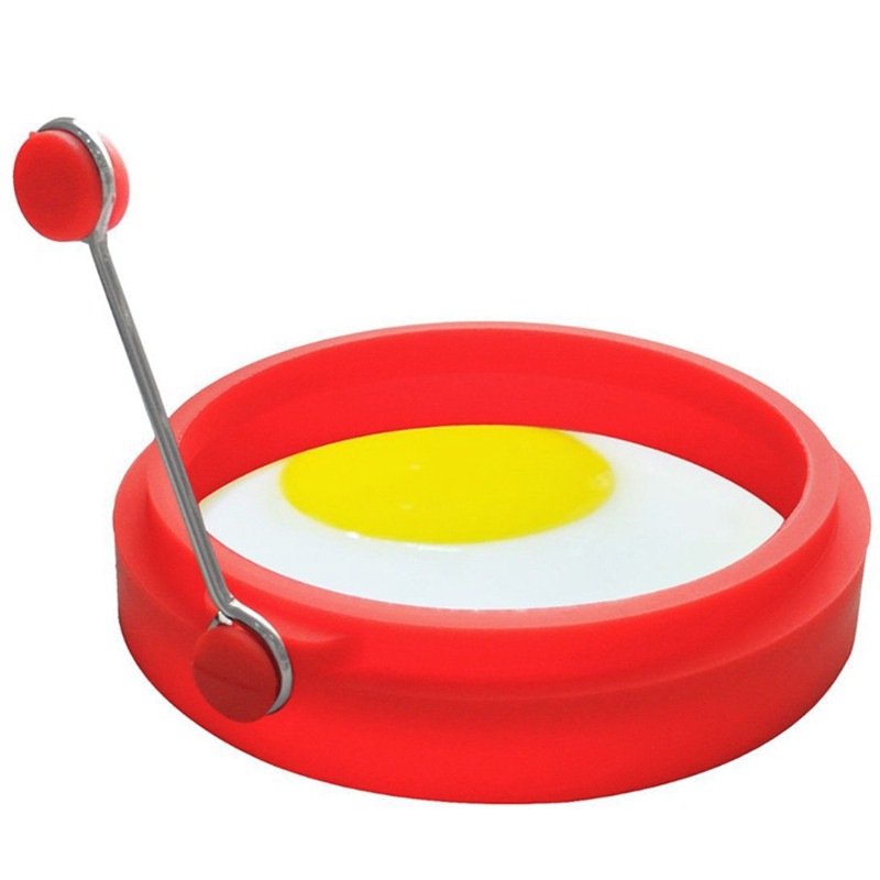 Formă din silicon pentru clătite de ouă Inel practic de ouă pentru gătit ustensile de bucătărie, 4 buc.