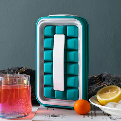 2022 Ice Ball Maker Fierbător Bucătărie Bar Accesorii Gadgets Creative Ice Cube Mold 2 în 1 Multi-funcțional Container Mucegai Popsicle