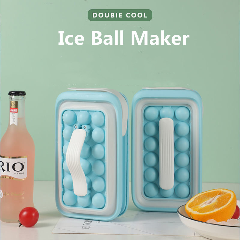 2022 Ice Ball Maker Fierbător Bucătărie Bar Accesorii Gadgets Creative Ice Cube Mold 2 în 1 Multi-funcțional Container Mucegai Popsicle