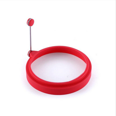 Silikoninis keptų kiaušinių blynų žiedas omletas keptas kiaušinis apvalus formavimas kiaušinių keptuvės orkaitės virtuvės forma pusryčiams kepti