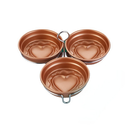 Ustensile noi pentru bucătărie Formă pentru ouă la abur 304 din oțel inoxidabil antiaderent Model ouă fierte pentru mic dejun Seturi de gadgeturi de bucătărie