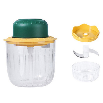 Batător electric de ouă fără fir pentru piure de usturoi 2IN1 Instrument de bucătărie multifuncțional pentru tocat și coacere a cărnii de uz casnic