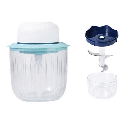 Batător electric de ouă fără fir pentru piure de usturoi 2IN1 Instrument de bucătărie multifuncțional pentru tocat și coacere a cărnii de uz casnic