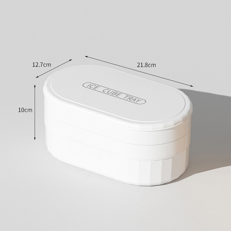 Silikonski pladanj za led Kockice za izradu ledenih kocki Kalup s poklopcima za posudu za pravljenje leda Kutija za pohranu leda Kutija za led za koktele od viskija