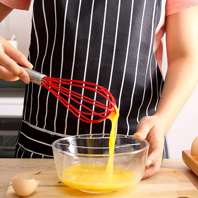 3 gabaliukai silikoninio kiaušinių plaktuvo nerūdijančio plieno rankinis maišytuvas Buitinis rankinis grietinėlės maišytuvas