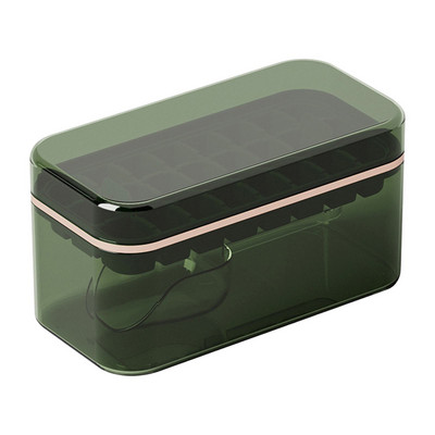 Tavă de gheață din plastic flexibilă 8 forme de gheață pentru congelator cu eliberare ușoară Tavi de gheață stivuibile pentru suc de cocktail Whisky Tavă pentru cuburi de gheață