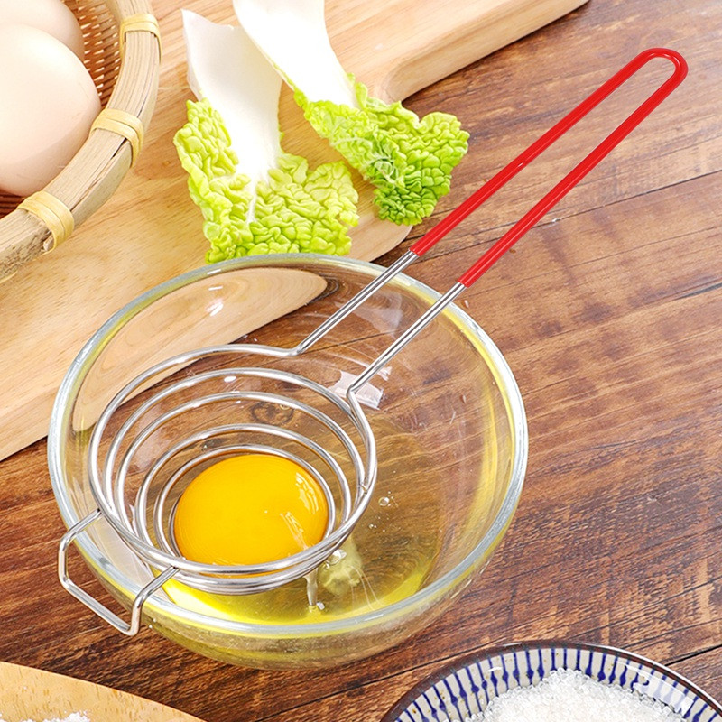 Διαχωριστής αυγών, Εργαλείο διαχωρισμού λευκού κρόκου από ανοξείδωτο ατσάλι, 2 τεμάχια