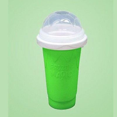 2022 nyári házi készítésű fagylalt slushy csésze szilikagél kézi csipet turmixos üveg kinyomkodó varázslatos gyorsfagyasztott turmix csésze