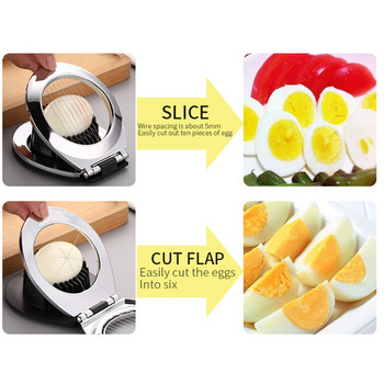 Κόφτες αυγών Εργαλείο αυγών Κόφτης βαρέως τύπου για γαρνιτούρα φρούτων φράουλας Σύρμα από ανοξείδωτο ατσάλι με εργαλεία κουζίνας