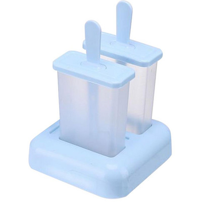 2/4/6 Rácsok Négyzet alakú fagylaltforma DIY kézzel készített desszert gyümölcskészítő újrafelhasználható jégkockatálca Popsic otthoni fagylaltkészítő